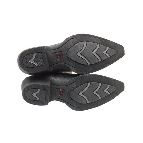 Laredo Men's 10" Cowboy Snip Toe Western Boots Grey Leather Size 9D - Picture 5 of 8